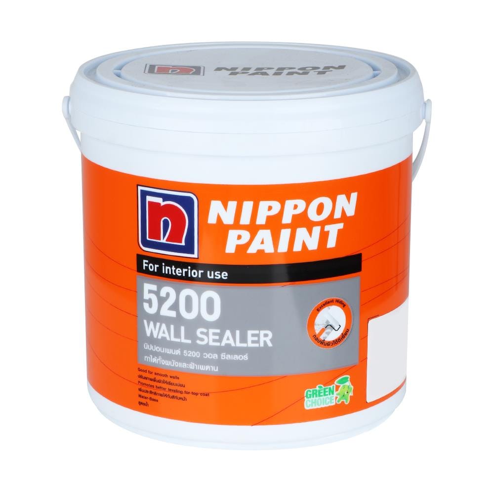 สีรองพื้นปูนใหม่ NIPPON PAINT WALL SEALER 5200 1 แกลลอน