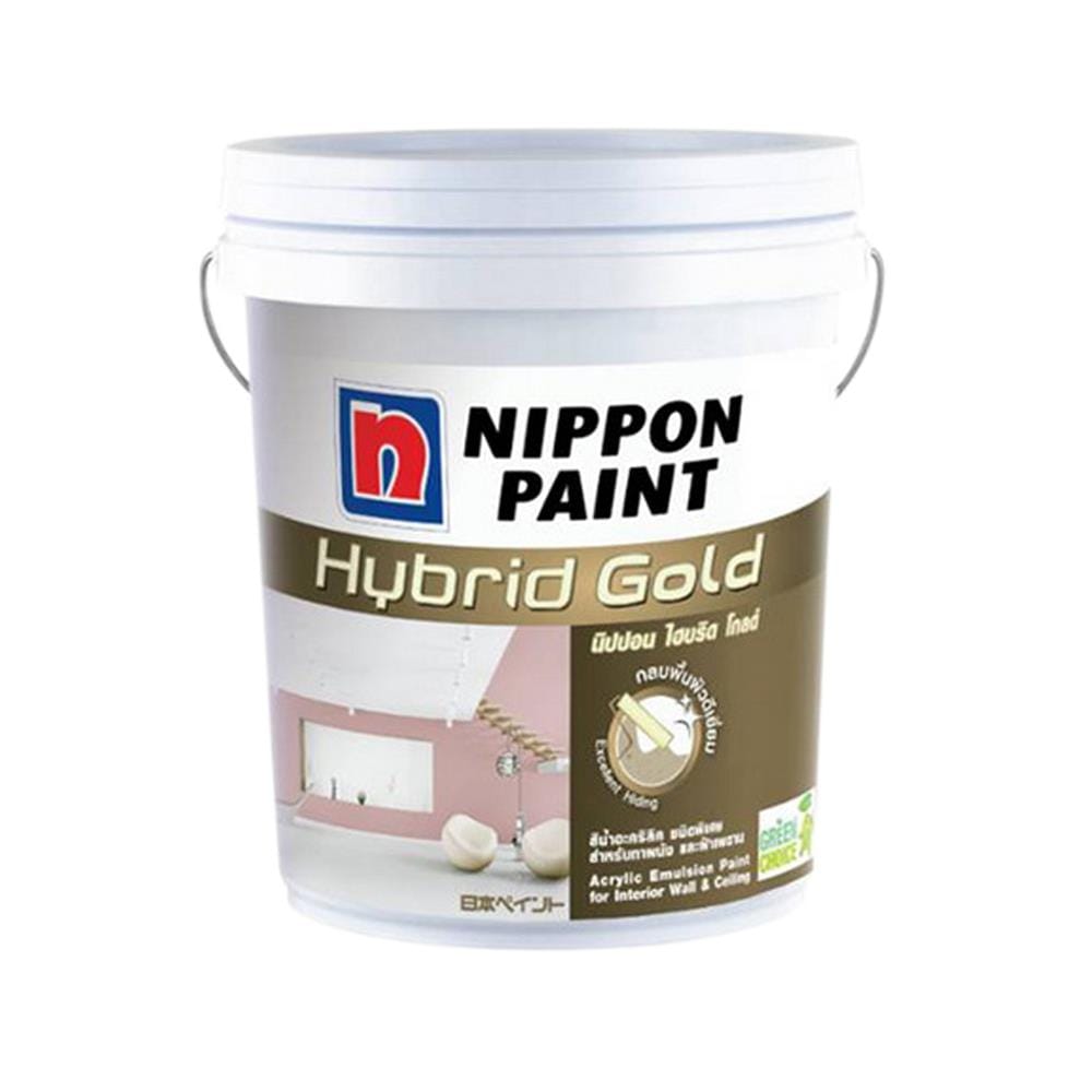 สีน้ำทาภายใน NIPPON PAINT HYBRID GOLD BASE ด้าน 1GL