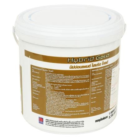 สีน้ำทาภายใน NIPPON PAINT HYBRID GOLD BASE D ด้าน 1GL_1