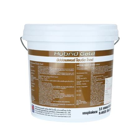 สีน้ำทาภายใน NIPPON PAINT HYBRID GOLD BASE C ด้าน 2.5 แกลลอน_1