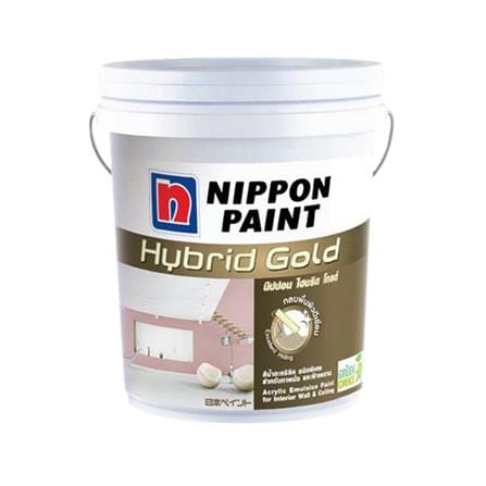 สีน้ำทาภายใน NIPPON PAINT HYBRID GOLD BASE D ด้าน 2.5 แกลลอน_0