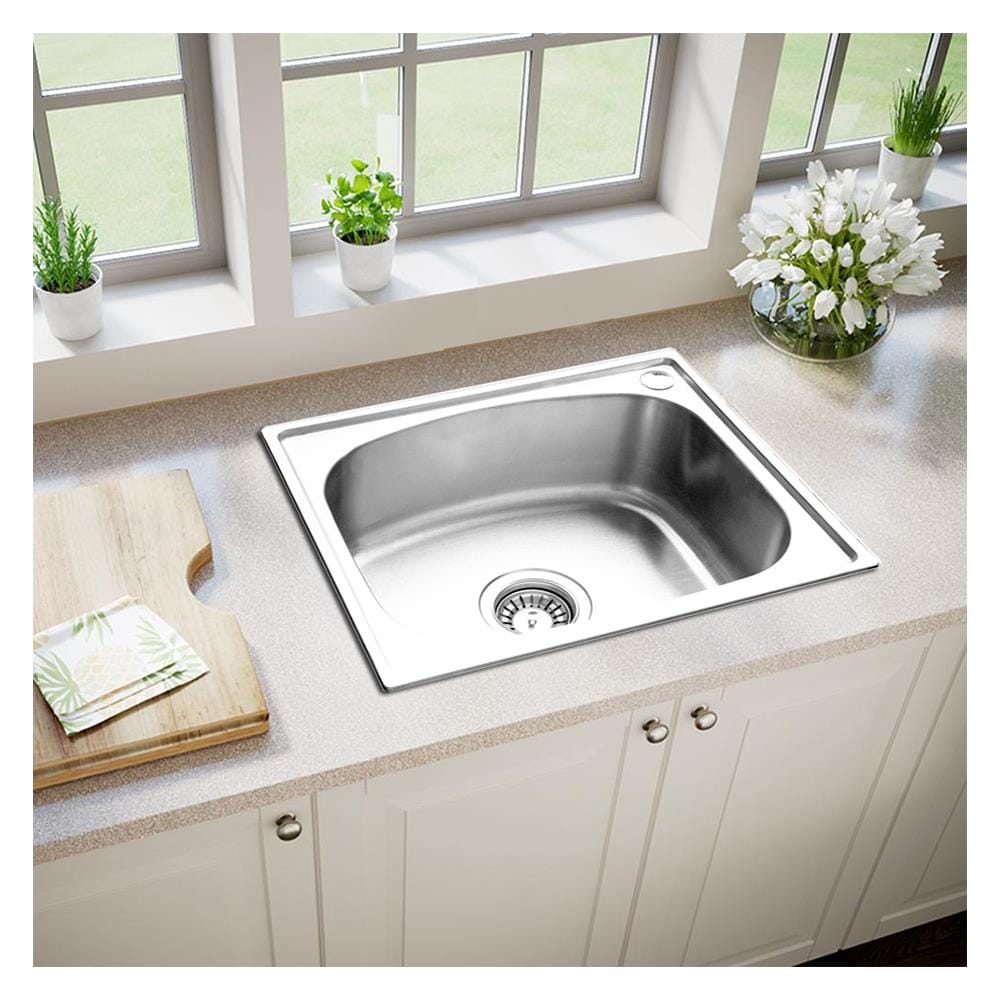 ซิงค์ฝัง 1 หลุม LINEA VIVA 1B สเตนเลส