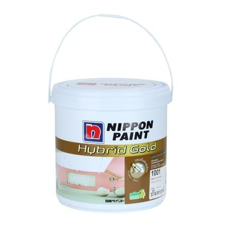 สีน้ำทาภายใน NIPPON PAINT Hybrid Gold #1001 1 แกลลอน_0