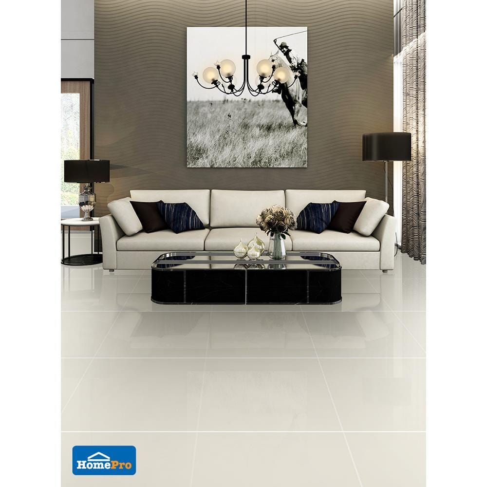 กระเบื้องพื้นพอร์ซเลน 60x60 ซม. TARA แกรนิโต้ เบจนาโน นิว 1.44M2