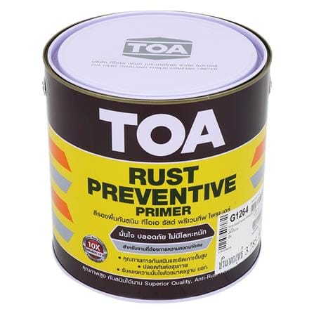 สีรองพื้นกันสนิม TOA RUST PREVENTIVE G1264 สีส้ม 1 แกลลอน_0
