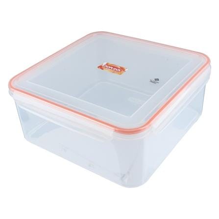 กล่องอาหารเหลี่ยม POPLOCK 9147 7.4 ลิตร สีส้ม_0