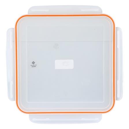 กล่องอาหารเหลี่ยม POPLOCK 9147 7.4 ลิตร สีส้ม_2