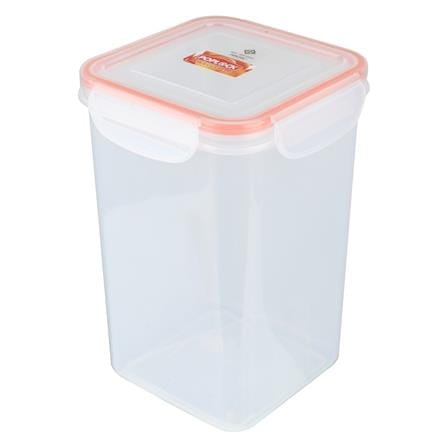 กล่องอาหารเหลี่ยมสูง POPLOCK 9142L 2.6 ลิตร สีส้ม_0