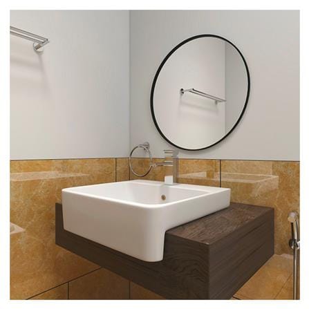 อ่างล้างหน้าฝังครึ่งเคาน์เตอร์ AMERICAN STANDARD TF-0519-WT สีขาว_1