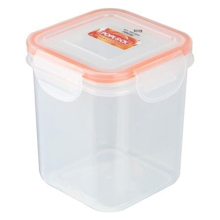 กล่องอาหารเหลี่ยมสูง POPLOCK 9141M 0.85 ลิตร สีส้ม_0