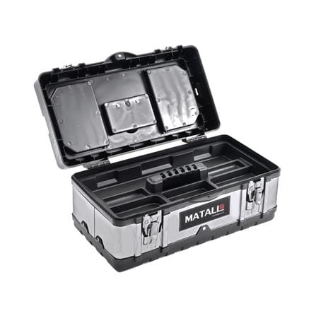 TOOL STORAGE BOX MATALL PRO 5019B 19IN BLACK/SILVER_1