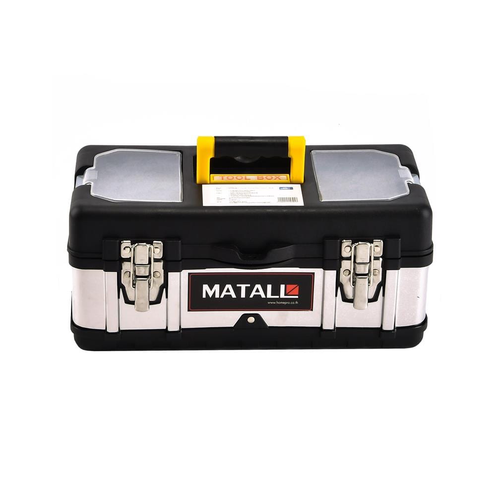 กล่องเครื่องมือ MATALL PRO 5017B 17 นิ้ว สีดำ/เงิน
