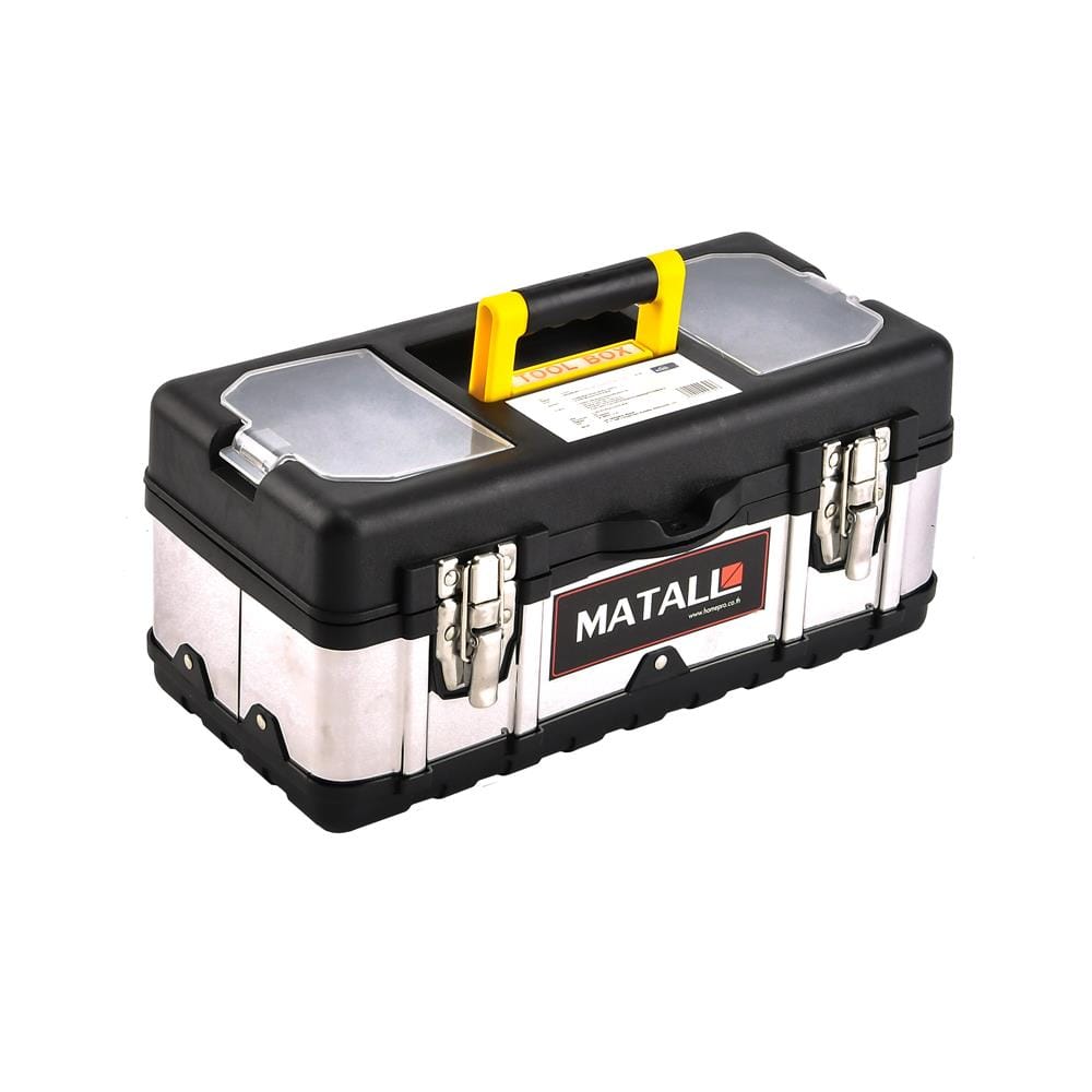 กล่องเครื่องมือ MATALL PRO 5017B 17 นิ้ว สีดำ/เงิน
