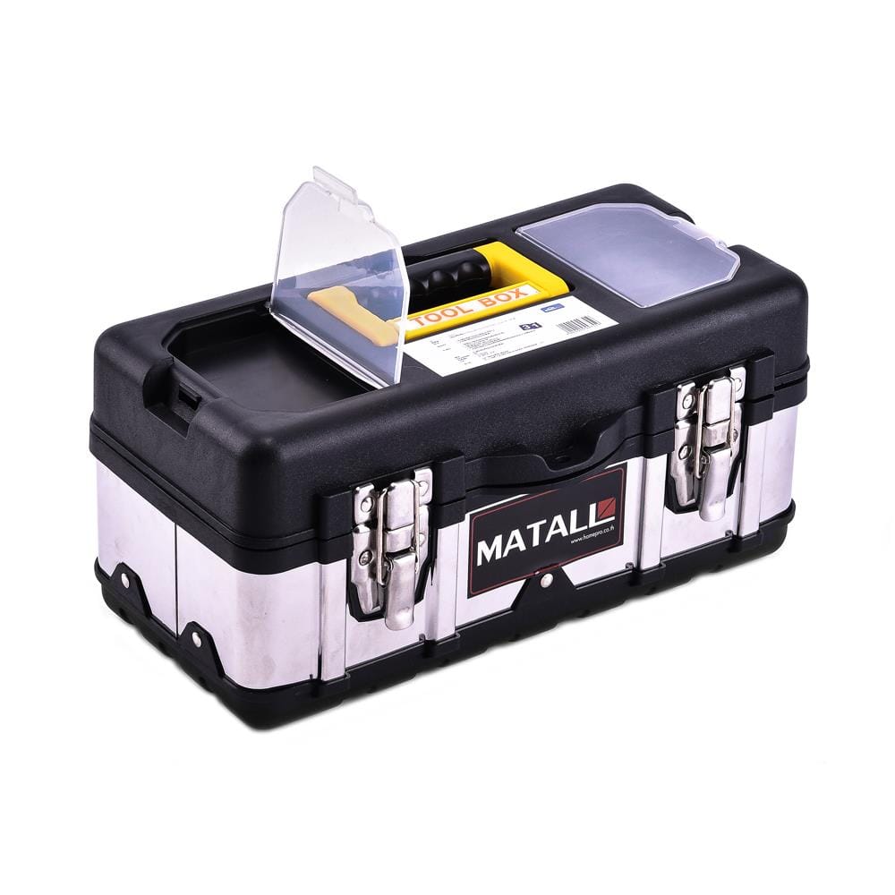 กล่องเครื่องมือ MATALL PRO 5014B 14 นิ้ว สีดำ/เงิน