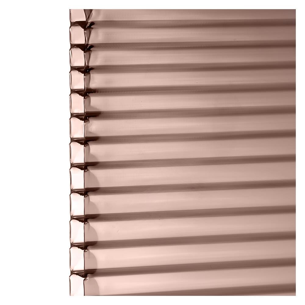 แผ่นโพลีคาร์บอเนต ลูกฟูก SUNSHIELD 6 มม. 1.22x2.44 ม. สีชาใส