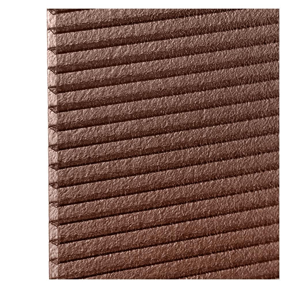แผ่นโพลีคาร์บอเนต ลูกฟูก SUNSHIELD 6 มม. 1.22x2.44 ม. สีชามุก