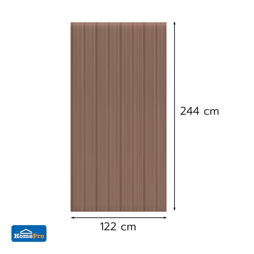 แผ่นโพลีคาร์บอเนต ลูกฟูก SUNSHIELD 6 มม. 1.22x2.44 ม. สีชามุก