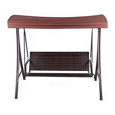 3-SEATER SWING CHAIR SPRING POLY BROWN_1