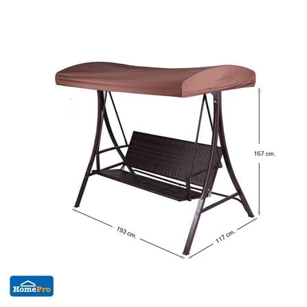3-SEATER SWING CHAIR SPRING POLY BROWN_6