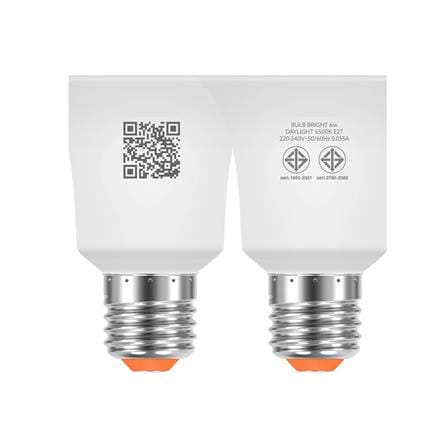 หลอด LED LAMPTAN A60 BRIGHT 6 วัตต์ DAYLIGHT E27_4