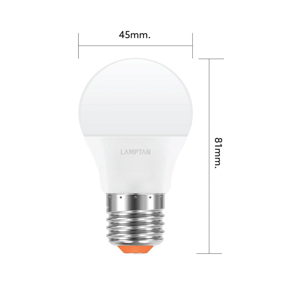 หลอด LED LAMPTAN BALL A45 3 วัตต์ DAYLIGHT E27