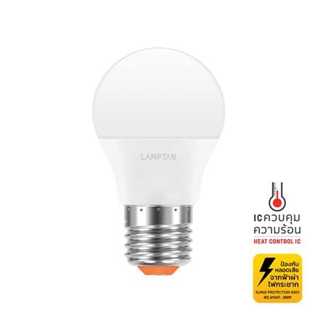หลอด LED LAMPTAN BALL A45 3 วัตต์ WARM WHITE E27_0