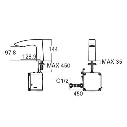 ก๊อกอ่างล้างหน้าอัตโนมัติ AMERICAN STANDARD A-8506-AC_1