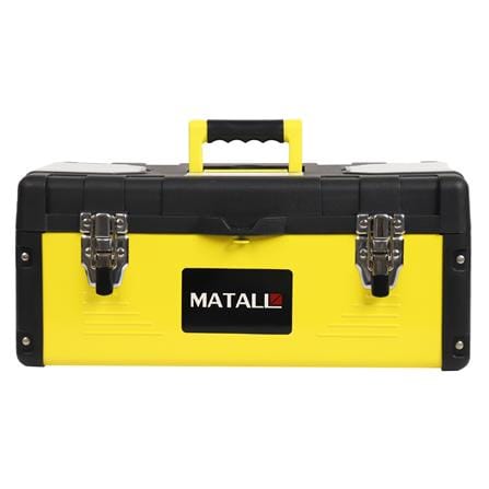 กล่องเครื่องมือเหล็ก MATALL 90-1519 19 นิ้ว สีดำ-เหลือง_2