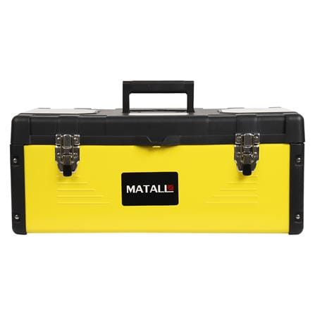 กล่องเครื่องมือเหล็ก MATALL 90-1523 23 นิ้ว สีดำ-เหลือง_2