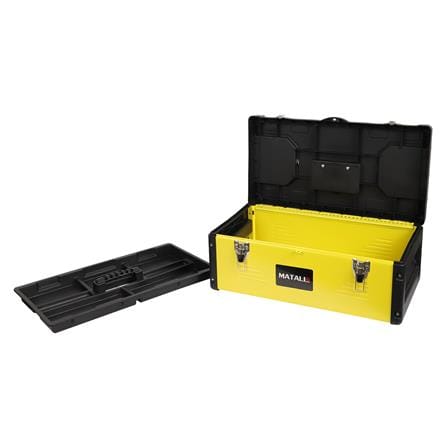 กล่องเครื่องมือเหล็ก MATALL 90-1523 23 นิ้ว สีดำ-เหลือง_4