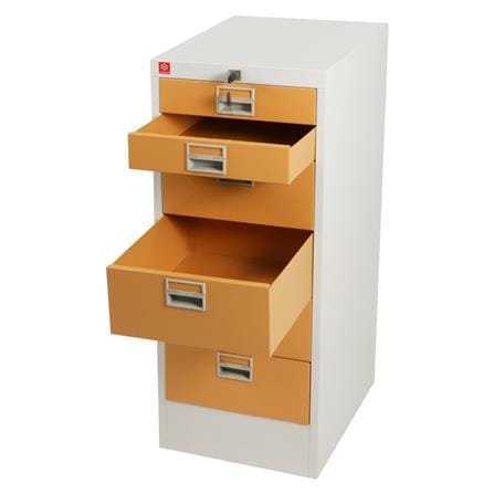 ตู้ลิ้นชักเหล็ก 6 ลิ้นชัก CDX-6-EG สีน้ำตาล_2
