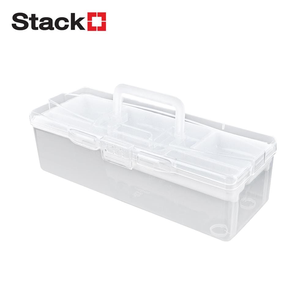 กล่องหูหิ้ว STACKO TL-0310 29x11.6x9.3 ซม. สีขาว