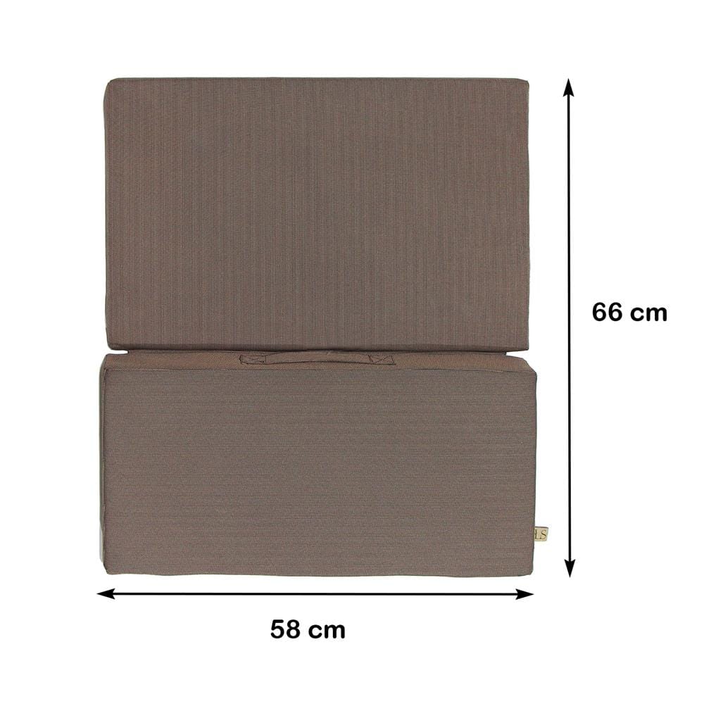 เบาะสมาธิ HOME LIVING STYLE WISE 23x26 นิ้ว สีน้ำตาล
