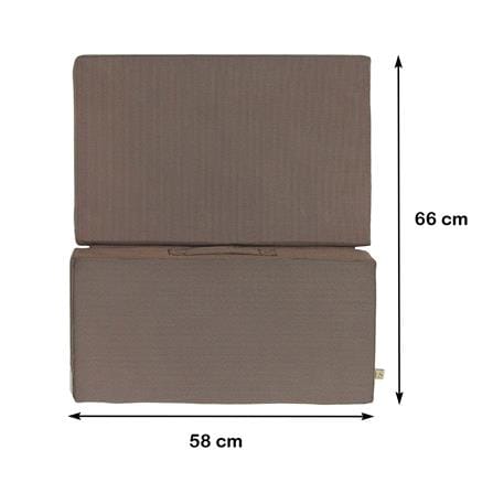 เบาะสมาธิ HOME LIVING STYLE WISE 23x26 นิ้ว สีน้ำตาล_8