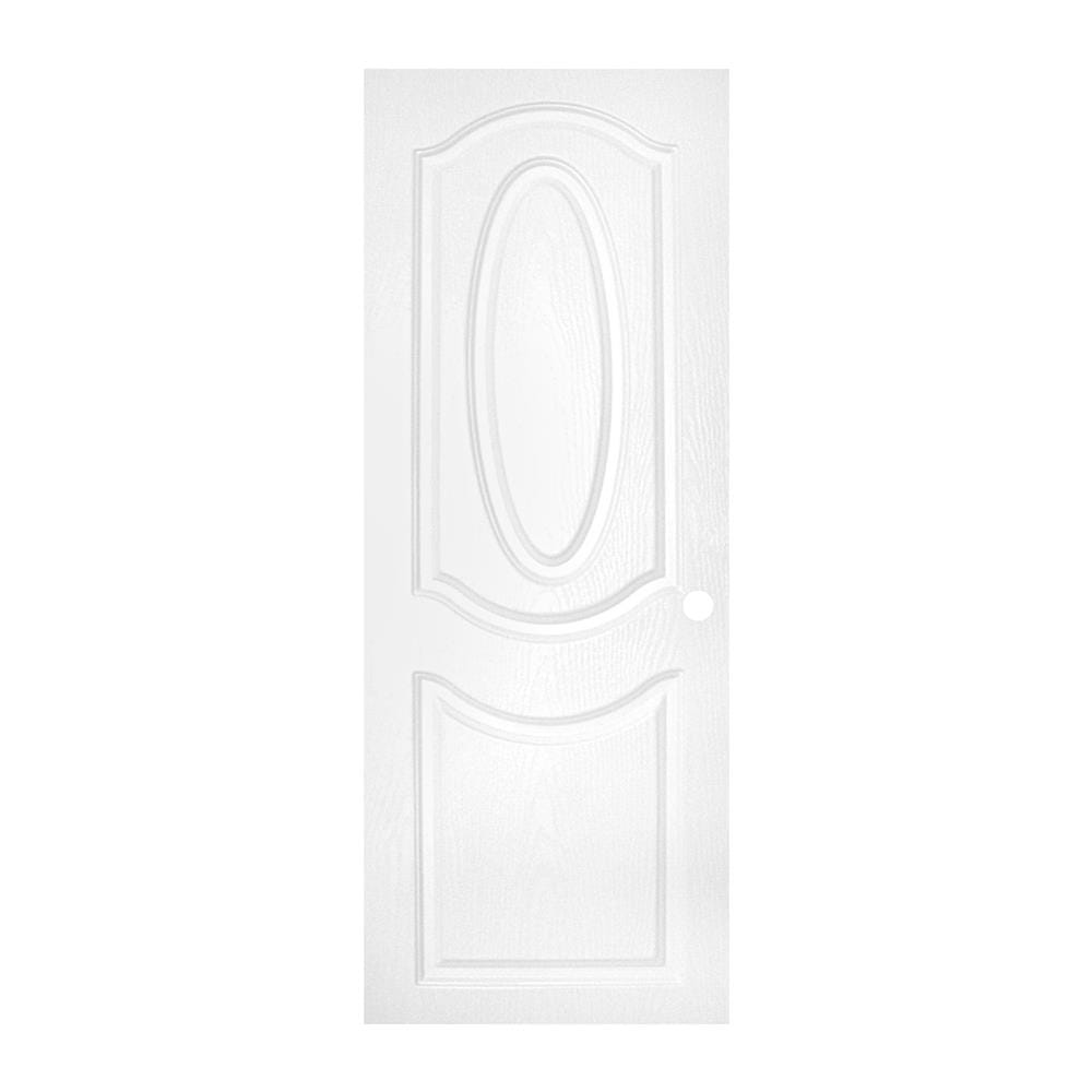 ประตูภายนอก UPVC PARAZZO MN002 90X200 ซม. สีขาว เจาะลูกบิด