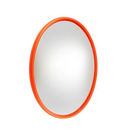 กระจกโค้งภายใน RIGHT 12 นิ้ว สีส้ม