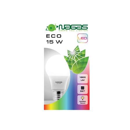 หลอด LED NAGAS ECO BULB 15 วัตต์ DAYLIGHT E27_1