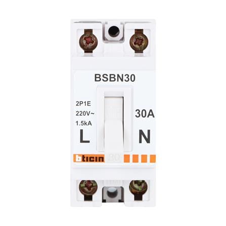 เซอร์กิตเบรกเกอร์แบบลอย 30 แอมป์ 2 โพล 1 เฟส BTICINO รุ่น BSBN30_0