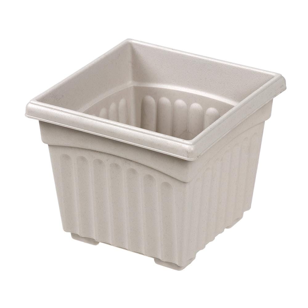 กระถางพลาสติก BABA BI-SQ-200 สี STONE MARBLE
