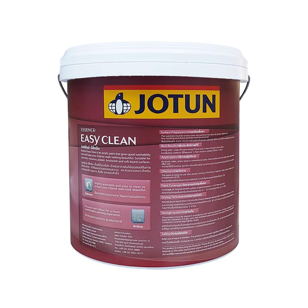 สีน้ำทาภายใน JOTUN ESSENCE EASY CLEAN BASE C กึ่งเงา 2.5 แกลลอน