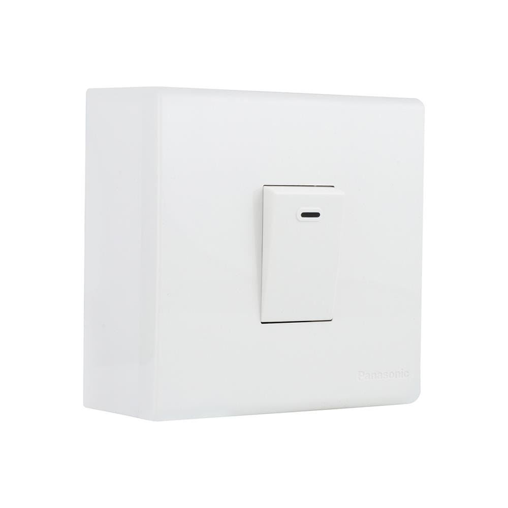 ชุดสวิตช์ 1 ทาง 1 ช่อง PANASONIC BSW 1101 สีขาว