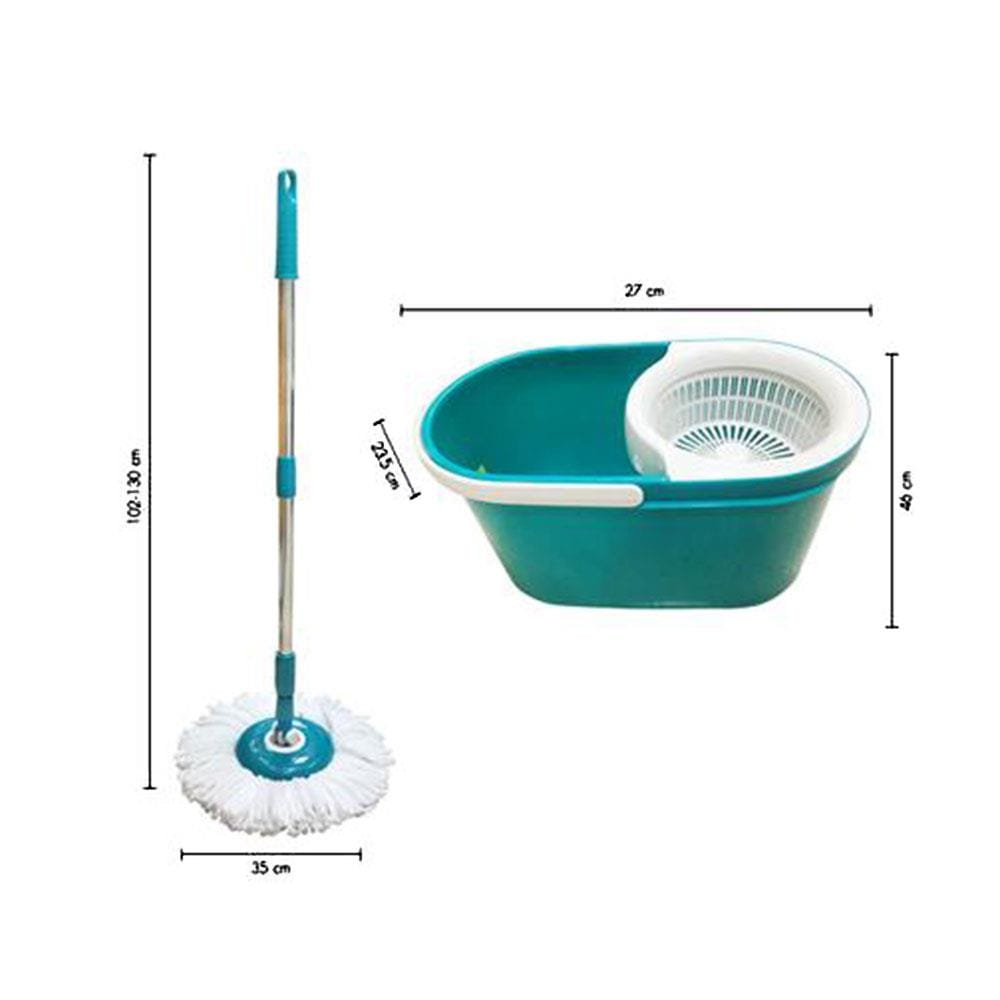 ชุดอุปกรณ์ถังปั่นพร้อมไม้ม็อบ ACCO DS-307 สีเขียว