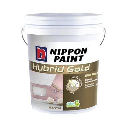 สีน้ำทาภายใน NIPPON PAINT HYBRID GOLD PEARL WHITE 5 แกลลอน_0