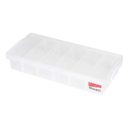 กล่องเก็บของ ฝาล็อค STACKO 58313 55.5x25.6x10 ซม. สีใส_1