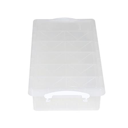 กล่องเก็บของ ฝาล็อค STACKO 58313 55.5x25.6x10 ซม. สีใส_2