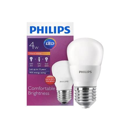 หลอด LED PHILIPS BULB 4 วัตต์ WARM WHITE E27_2