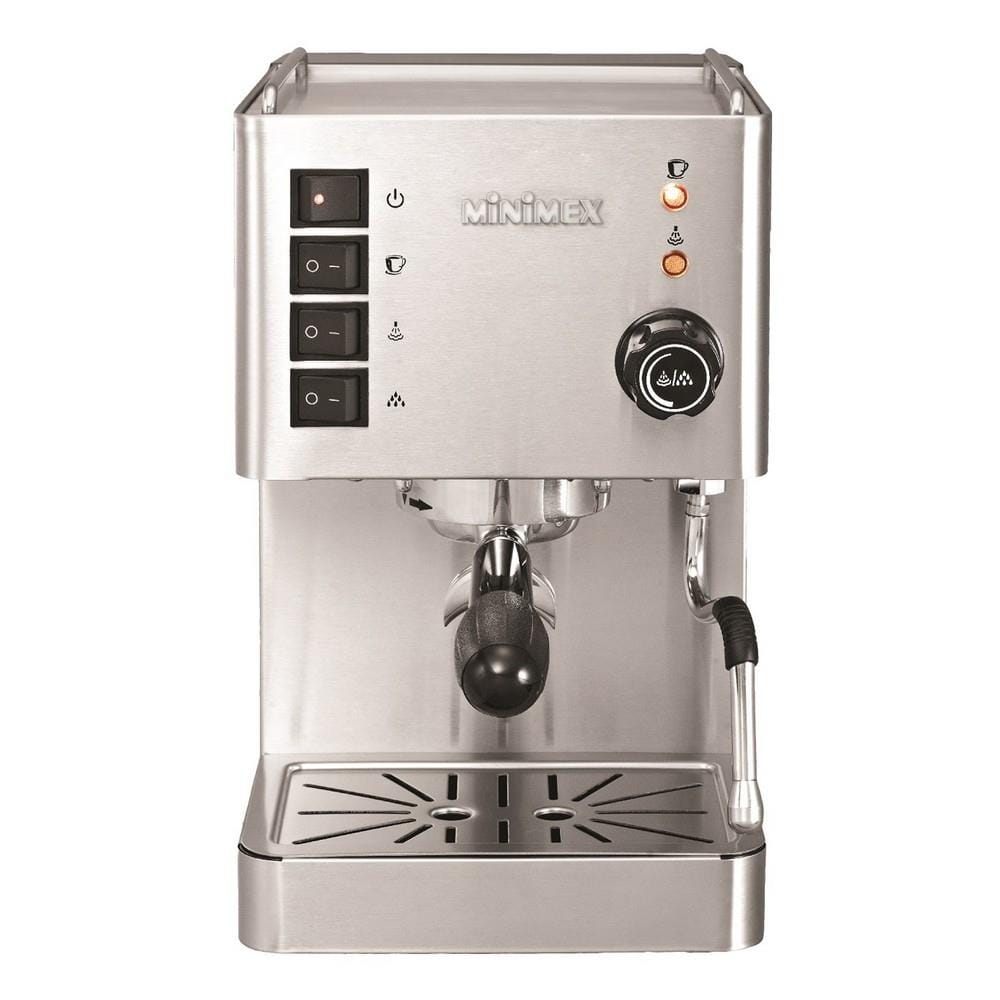 เครื่องชงกาแฟเอสเพรสโซ MINIMEX SUPER RICH สีเงิน