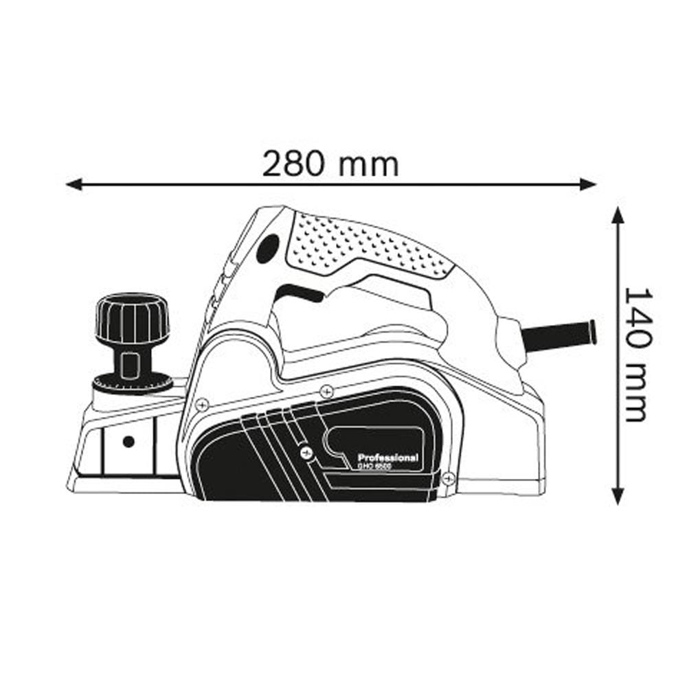 กบไสไม้ BOSCH GHO6500 3 นิ้ว 650 วัตต์