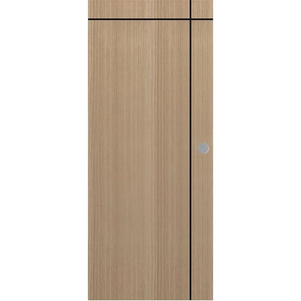 ประตูภายใน UPVC PARAZZO PUN06 80X200 ซม. สีบีช เจาะลูกบิด