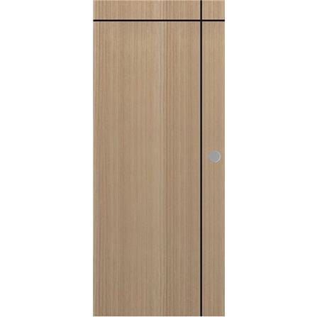 ประตูภายใน UPVC PARAZZO PUN06 80X200 ซม. สีบีช เจาะลูกบิด